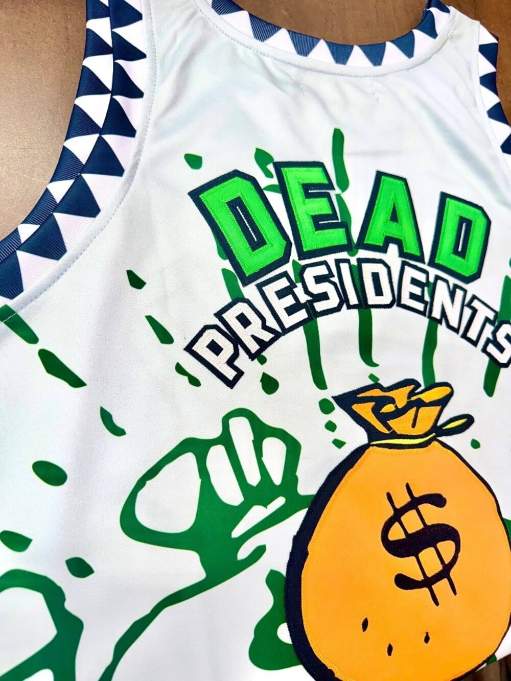 Headgear Classics "Dead Presidents" Basketball Jersey SZ 4X